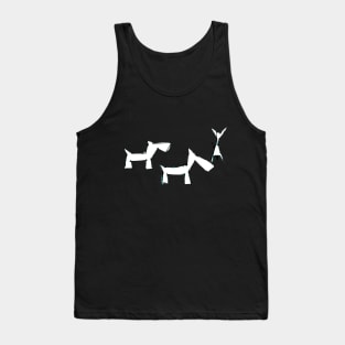 White dogs Tank Top